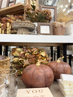 Chestnut Mango Wood Pumpkin