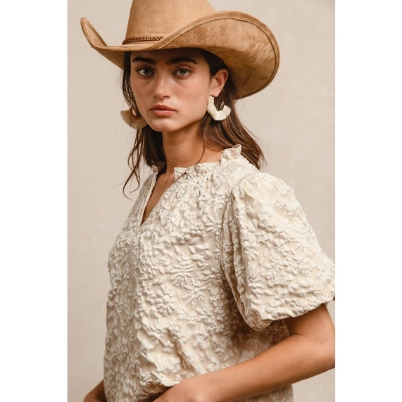 Anna Top In Oatmeal