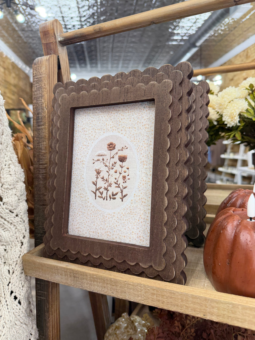 Framed Cross Stitch Wild Flowers