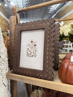 Framed Cross Stitch Wild Flowers