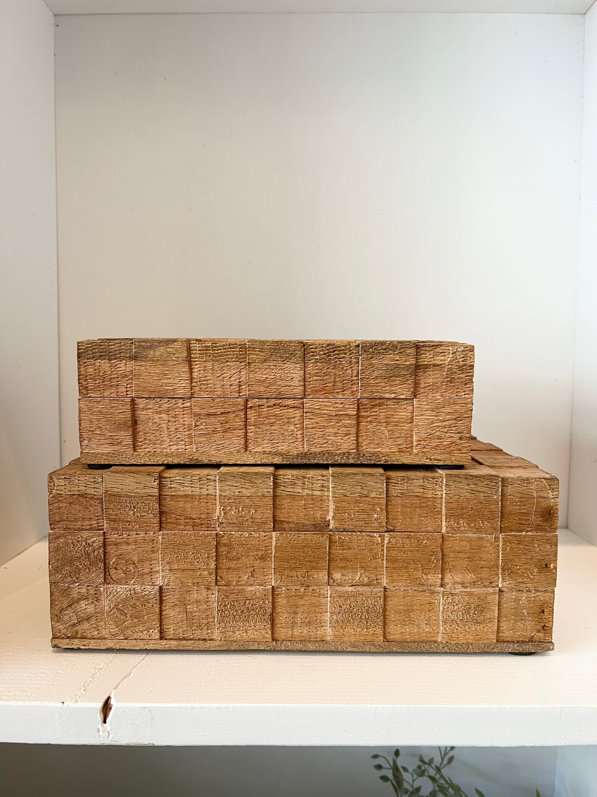 Woven Wood Box Set