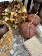 Chestnut Mango Wood Pumpkin