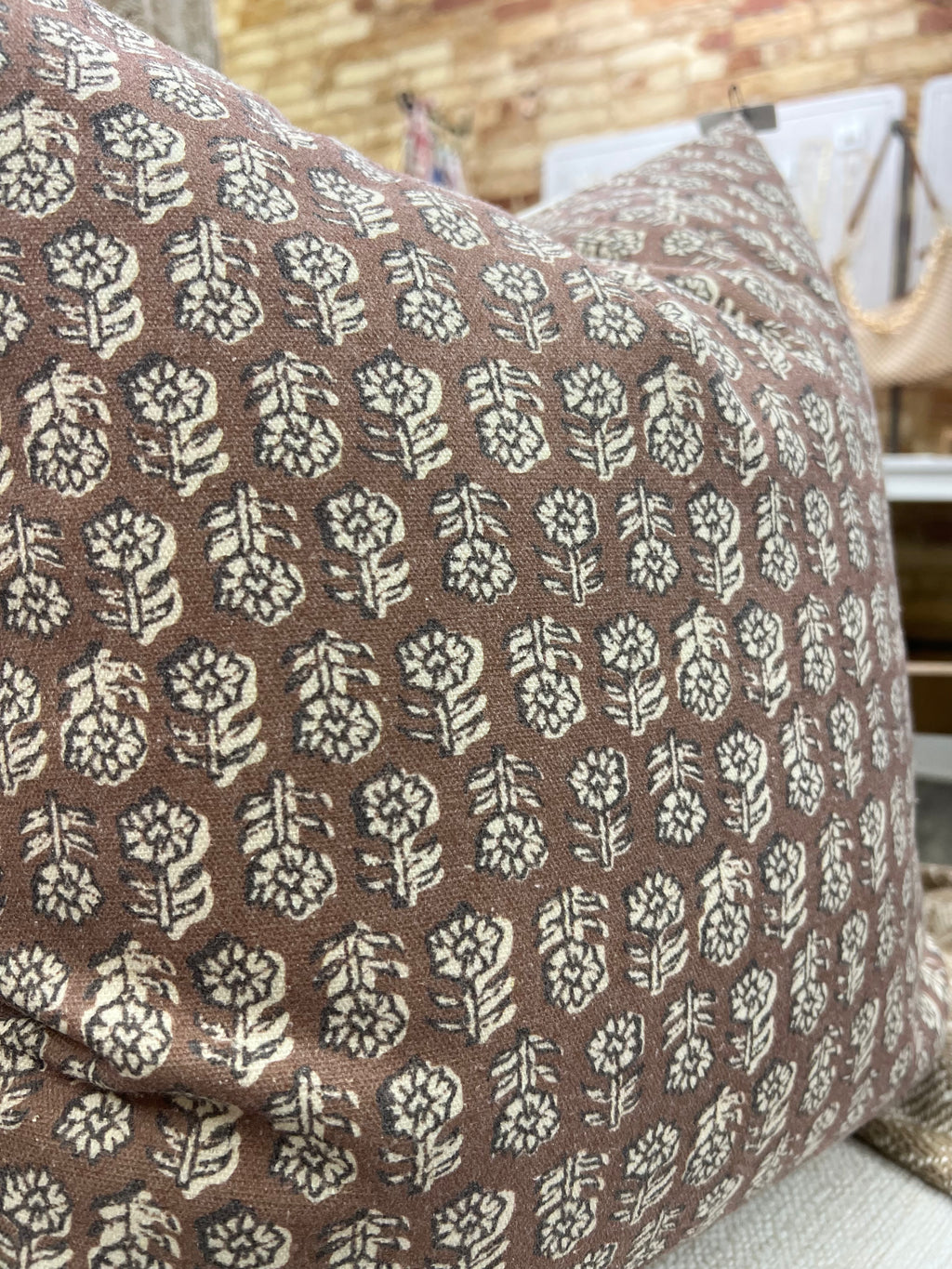 Block Print Pillow