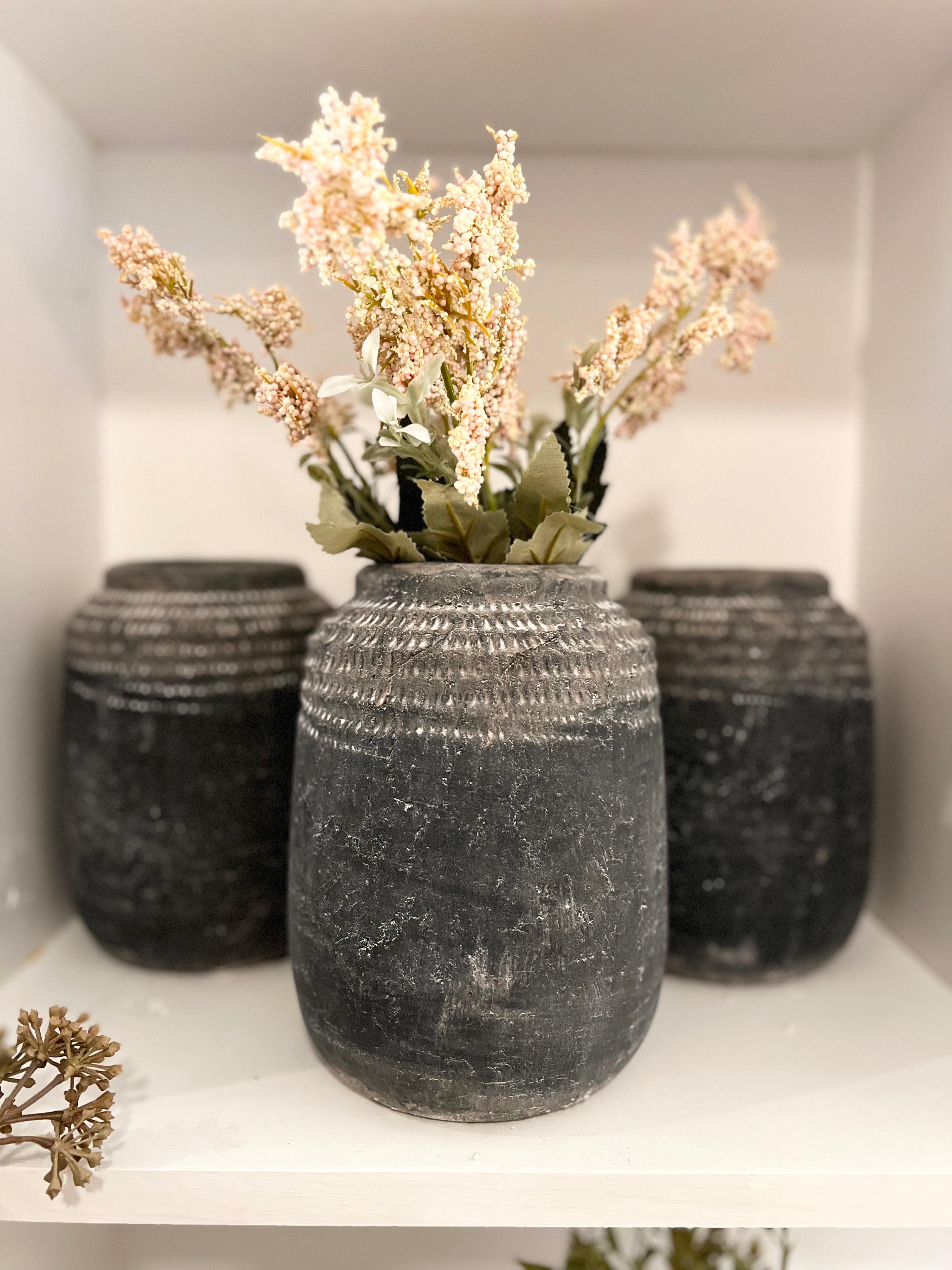 Charcoal Vase
