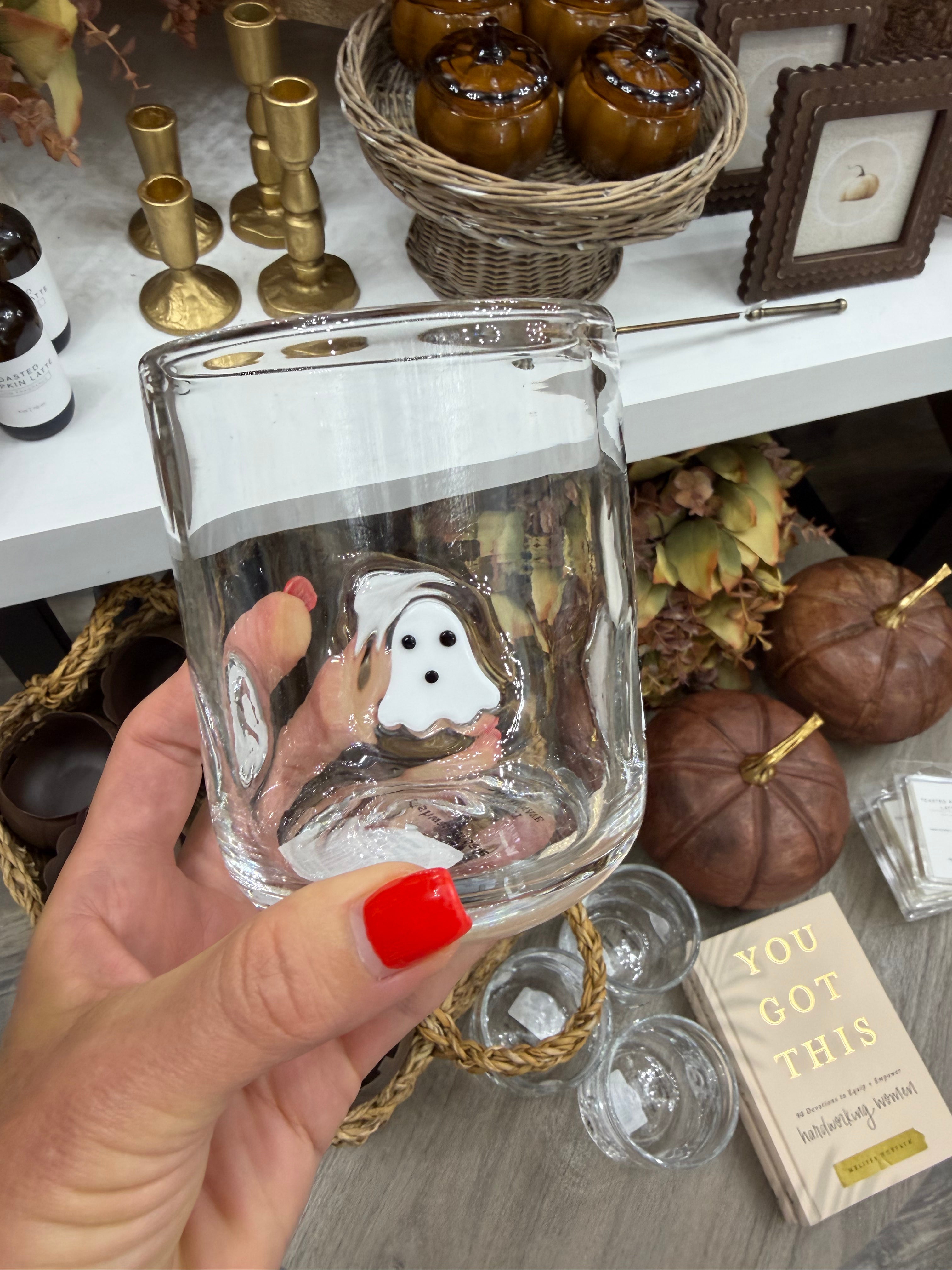 Ghost Glass Tumbler