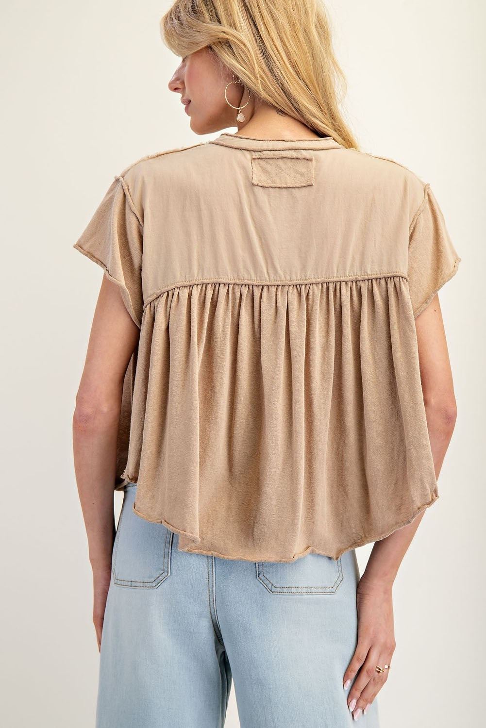The Claire Top in Coco