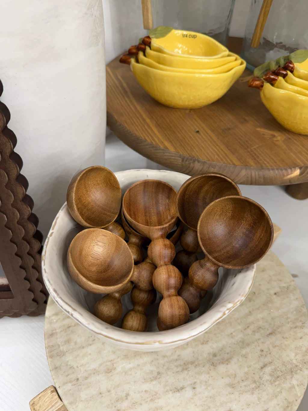 Acacia Wood Scoop - The Cozy Nest
