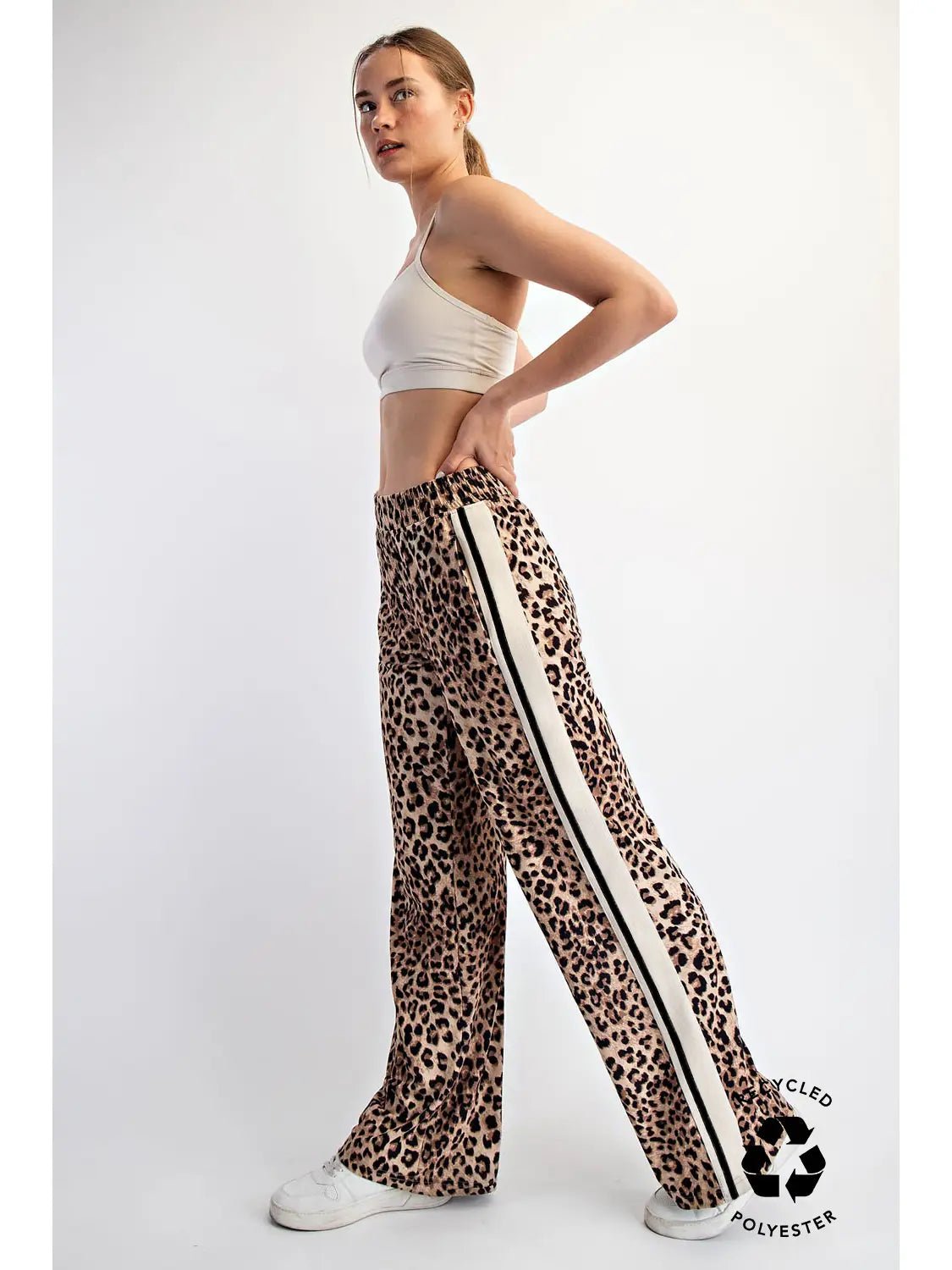 Animal Print Track Pants - The Cozy Nest
