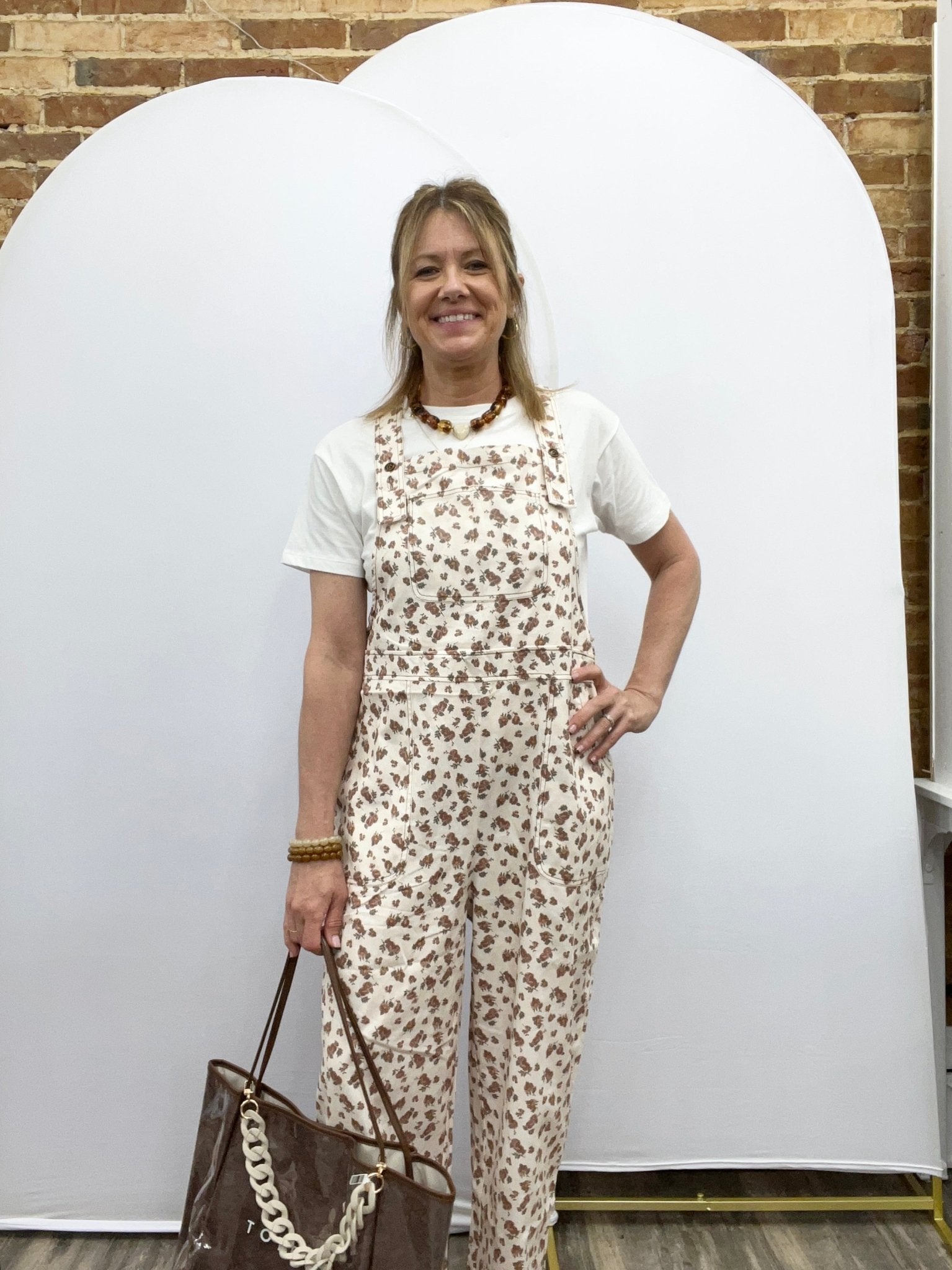 Barrel Bib Overalls Suspender Floral Jumpsuit - The Cozy Nest