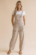 Barrel Bib Overalls Suspender Floral Jumpsuit - The Cozy Nest