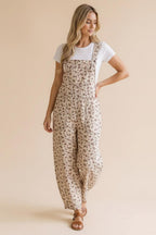 Barrel Bib Overalls Suspender Floral Jumpsuit - The Cozy Nest