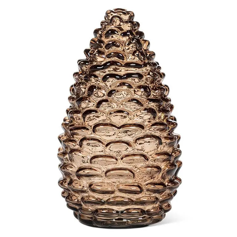 Amber LED Pinecone In Two Sizes
