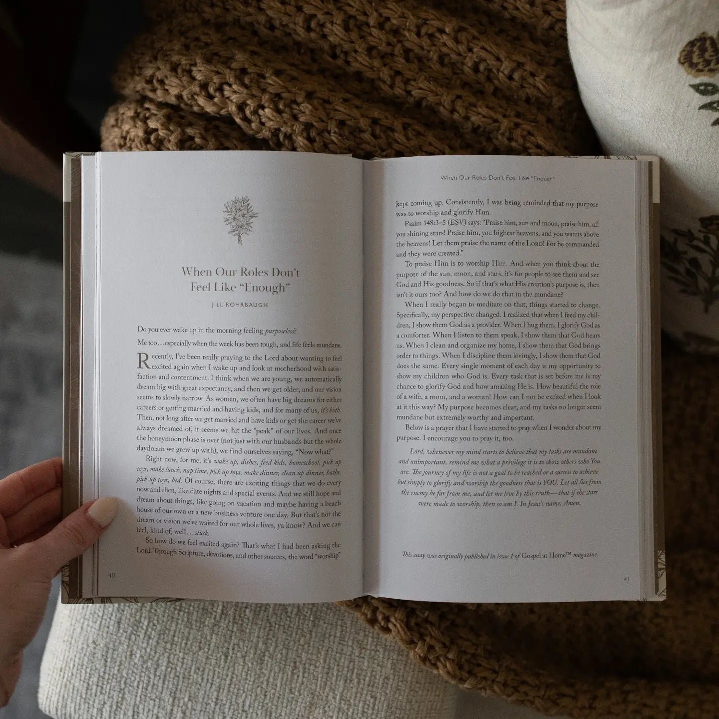 Beside Still Waters Devotion - The Cozy Nest