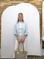 Blue Stripe Button Down - The Cozy Nest