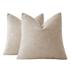 Boucle Pillow - Oatmeal - The Cozy Nest