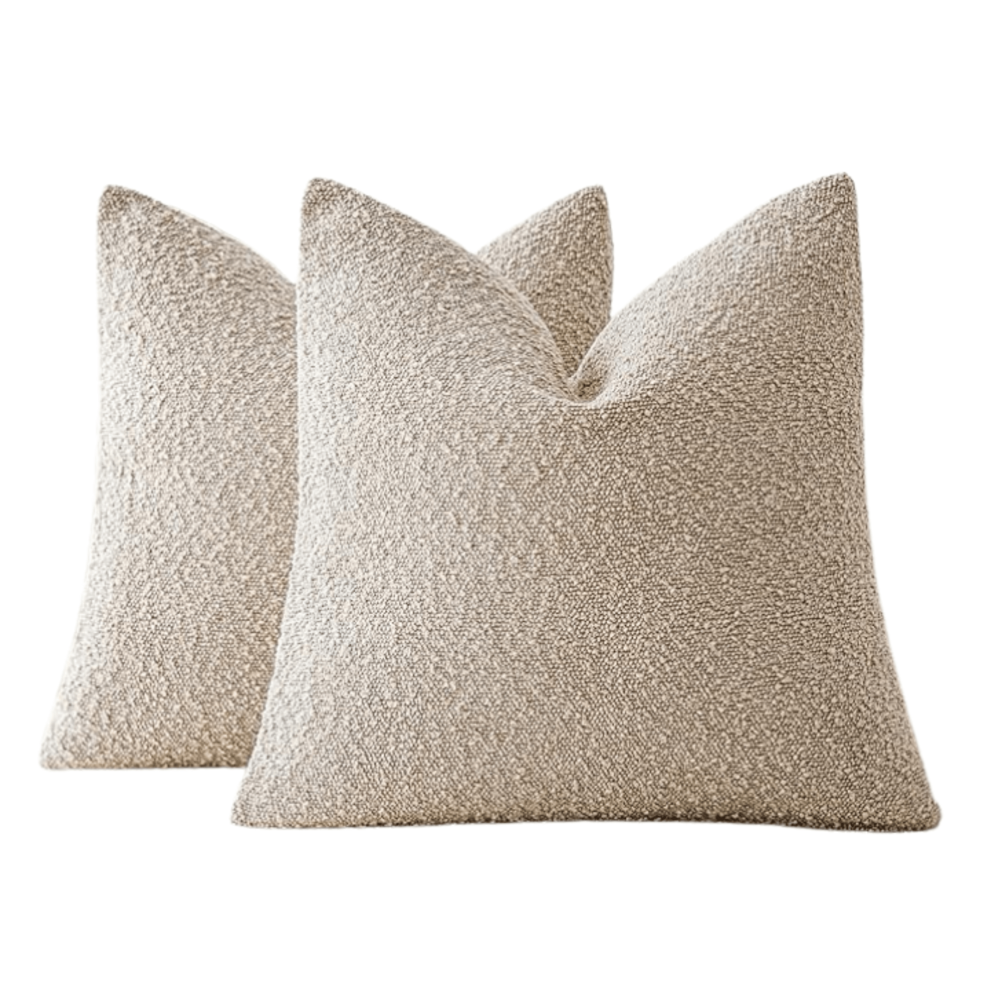 Boucle Pillow - Oatmeal - The Cozy Nest