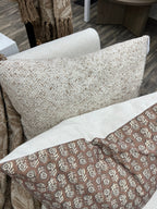 Brown Boucle Pillow - The Cozy Nest