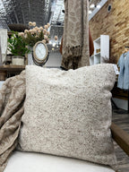 Brown Boucle Pillow - The Cozy Nest