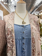 Brown Crochet Sweater Set - The Cozy Nest