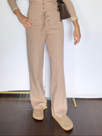 Brown Stripe Pant(part of set) - The Cozy Nest