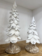Carved White Tree Set - The Cozy Nest