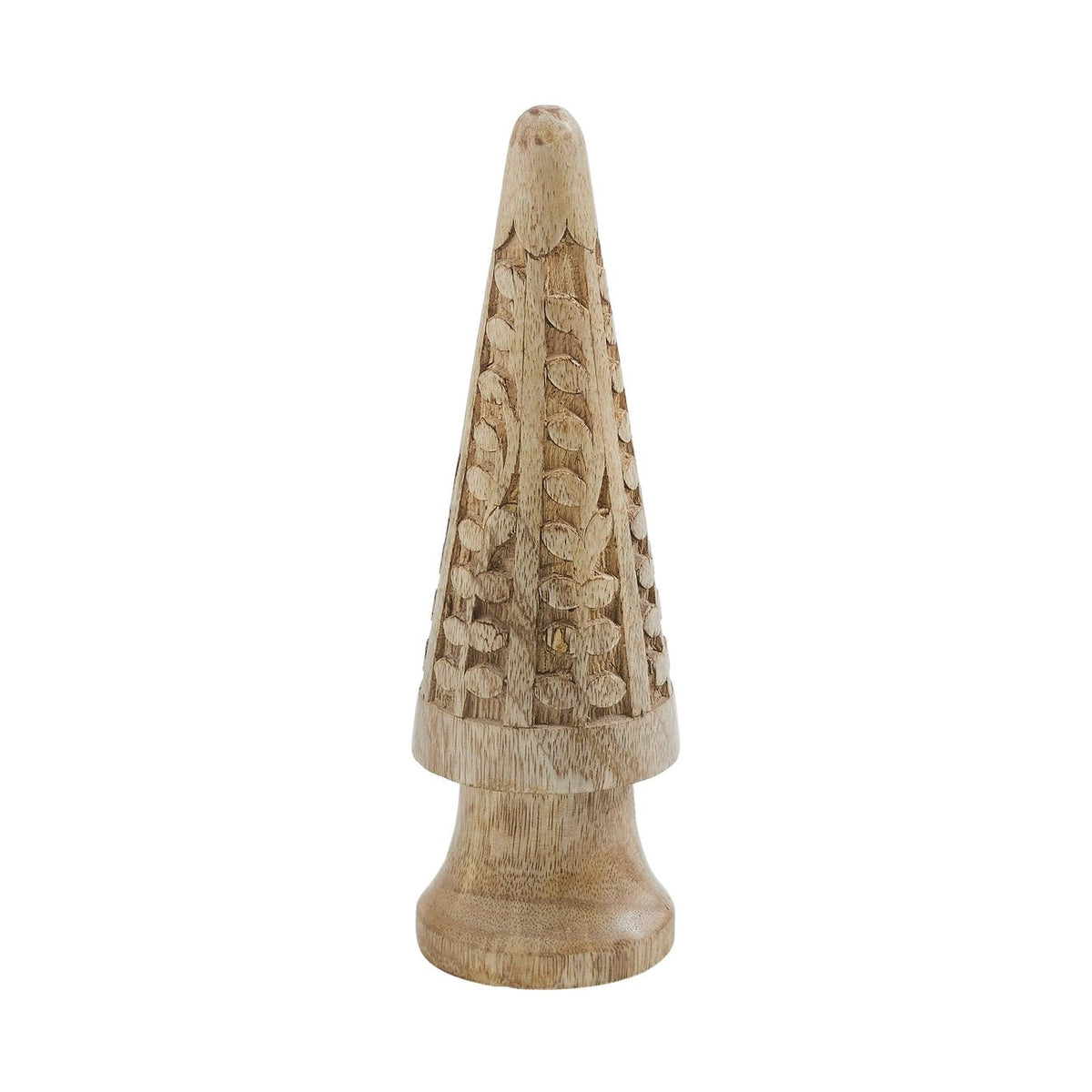 Carved Wood Tree-L - The Cozy Nest