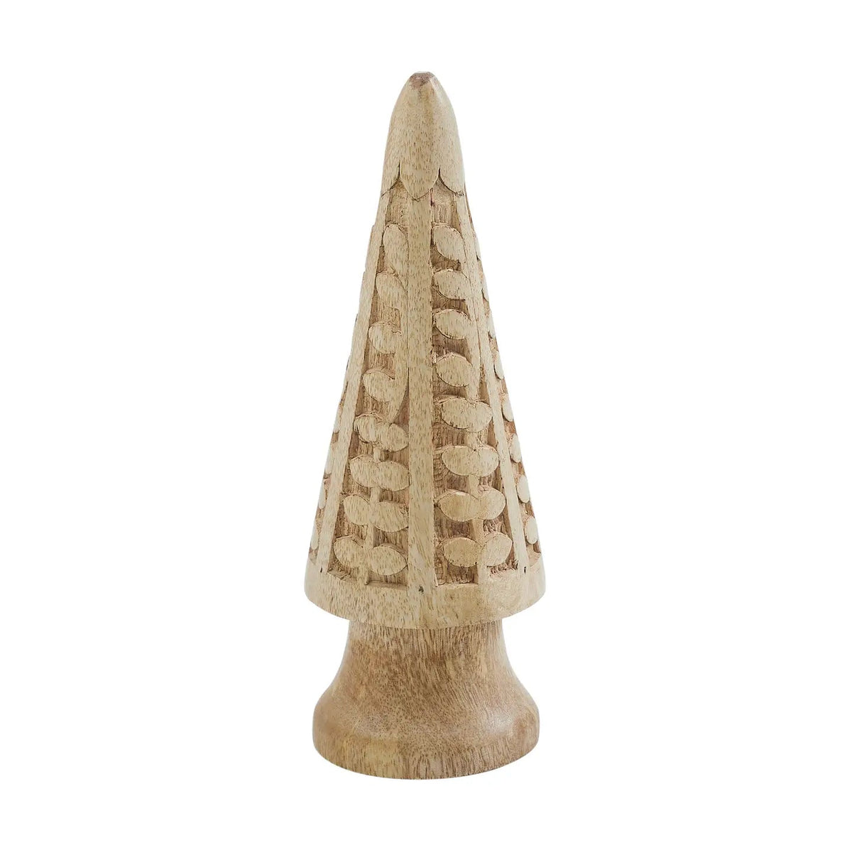 Carved Wood Tree-M - The Cozy Nest