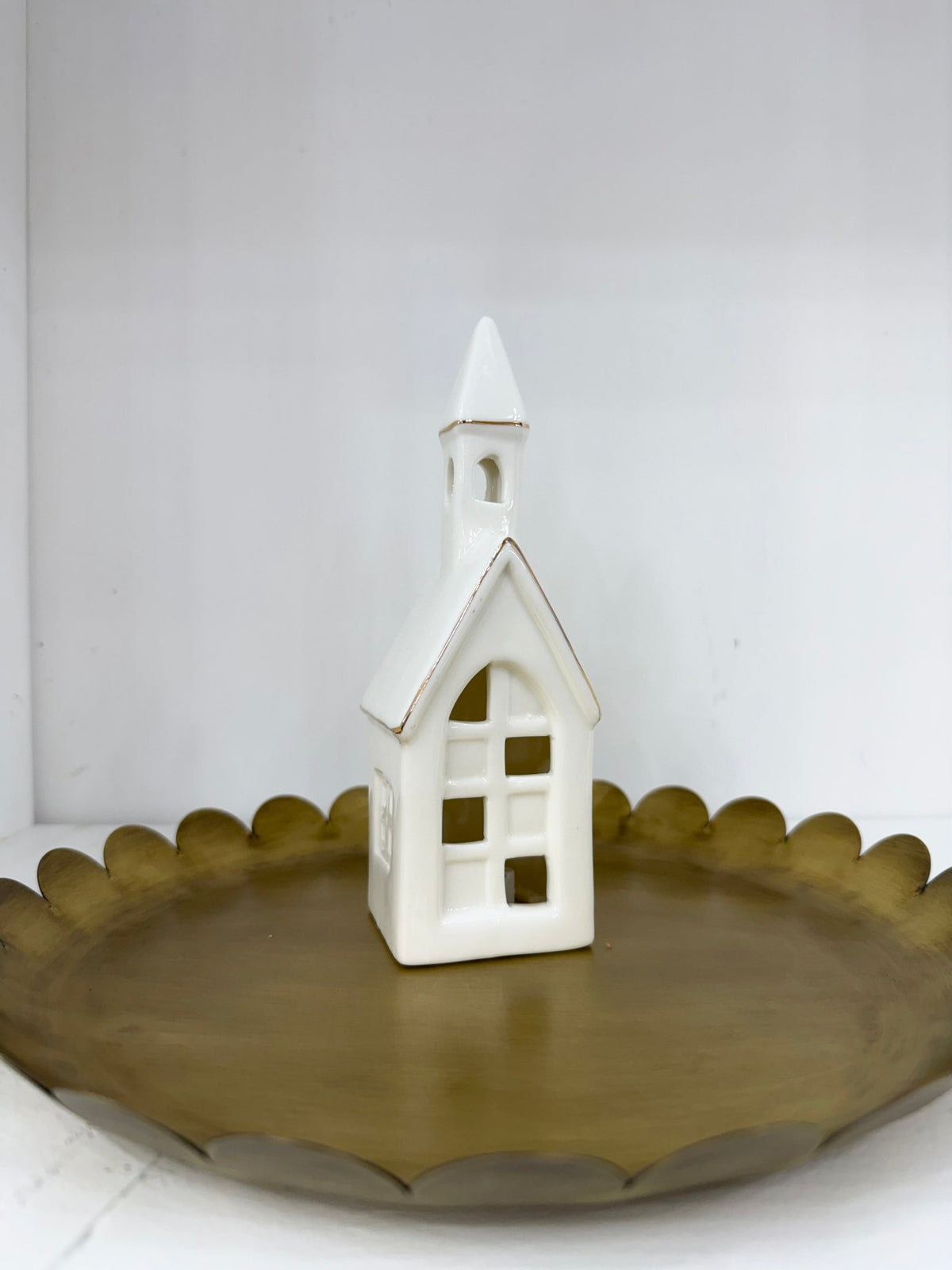 Ceramic Lighted Chapel - The Cozy Nest