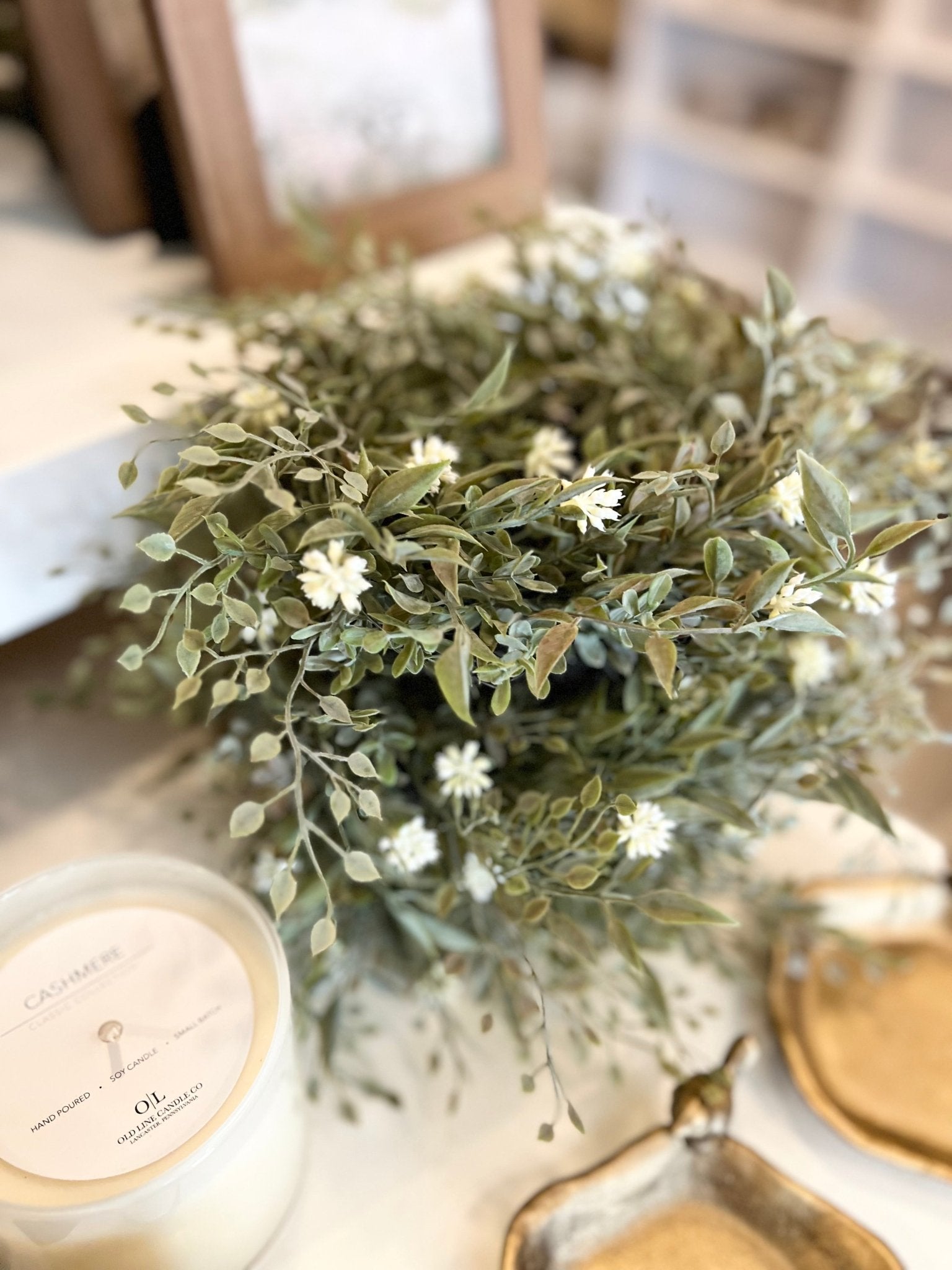 Chadwicks Bloom Candle Ring/Wreath - The Cozy Nest