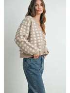 Checkered Cardigan - The Cozy Nest