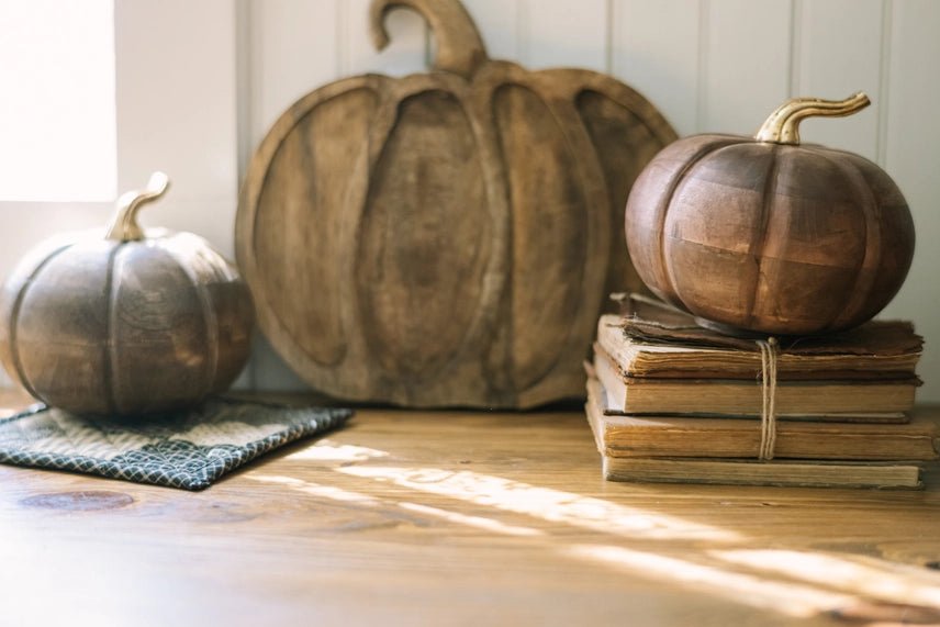 Chestnut Mango Wood Pumpkin - The Cozy Nest