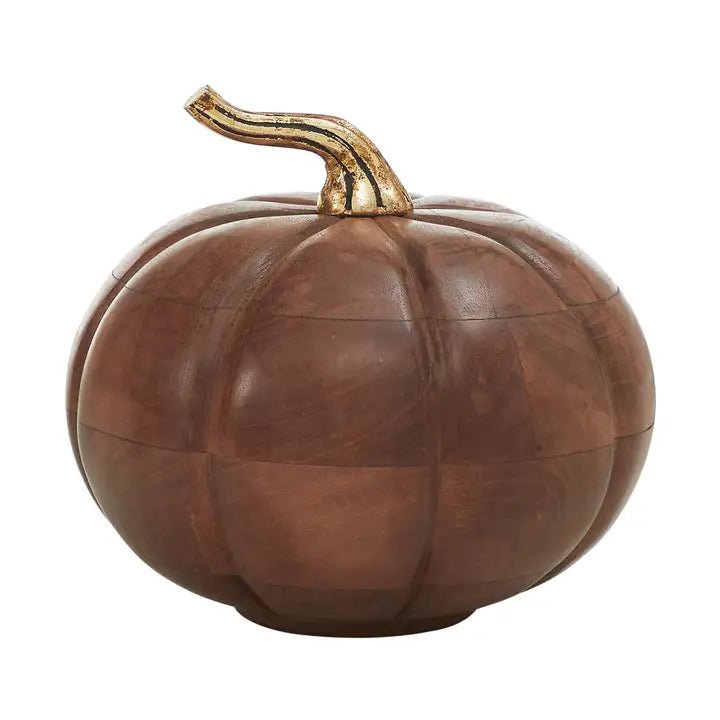 Chestnut Mango Wood Pumpkin - The Cozy Nest