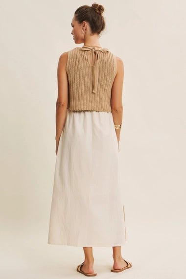 Chunky Sweater Layered Dress - The Cozy Nest