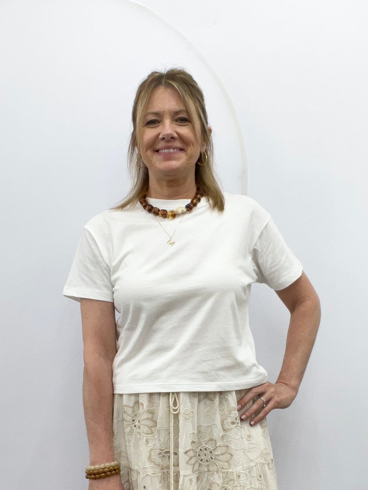 Crew Neck Short Sleeve Cropped T-shirt - The Cozy Nest