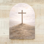 Cross Wood Arch - The Cozy Nest