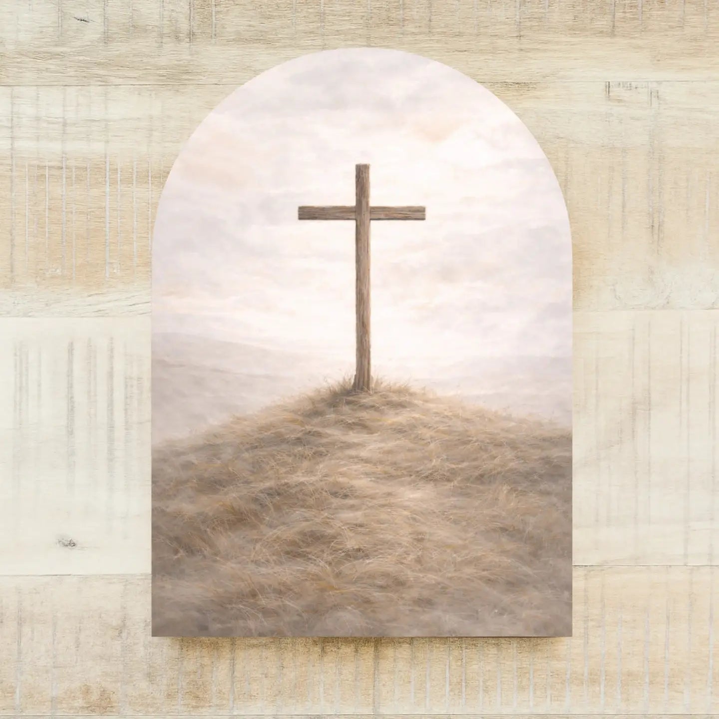 Cross Wood Arch - The Cozy Nest