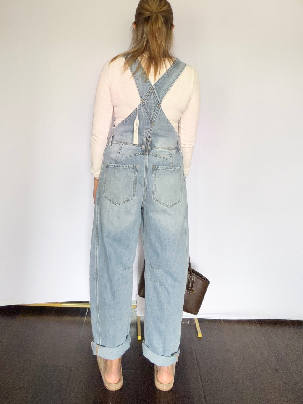 Denim Barrel Overalls - The Cozy Nest
