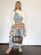 Denim Barrel Overalls - The Cozy Nest