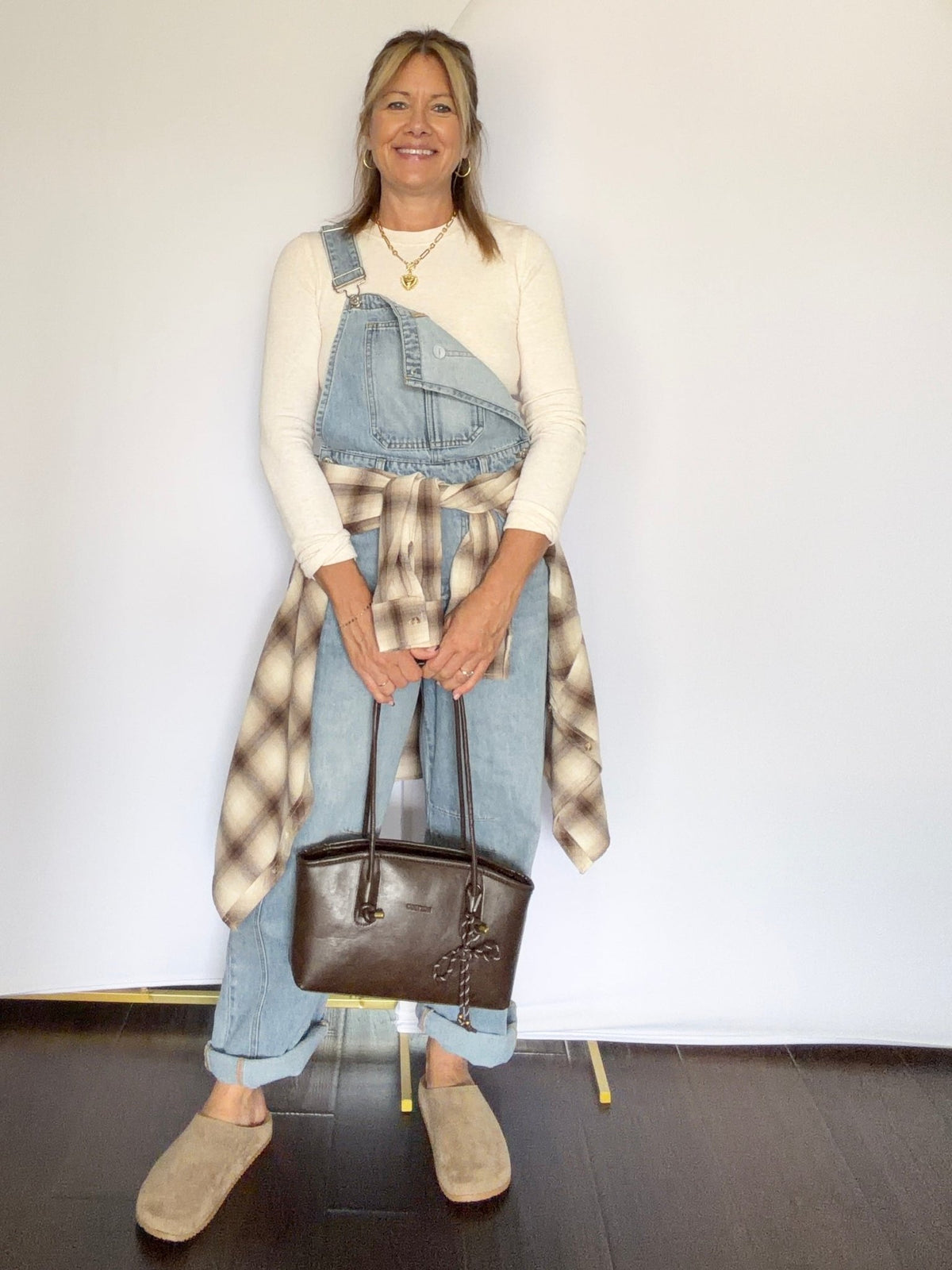 Denim Barrel Overalls - The Cozy Nest
