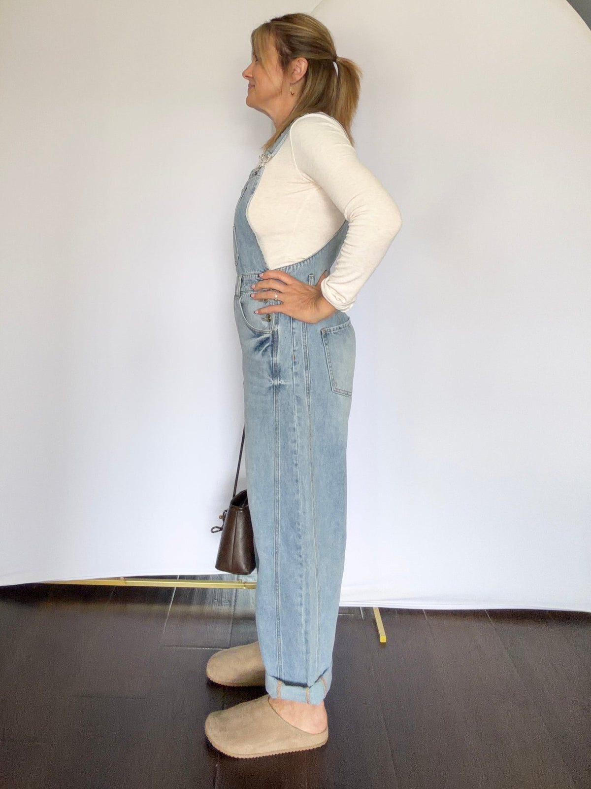 Denim Barrel Overalls - The Cozy Nest