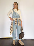 Denim Barrel Overalls - The Cozy Nest