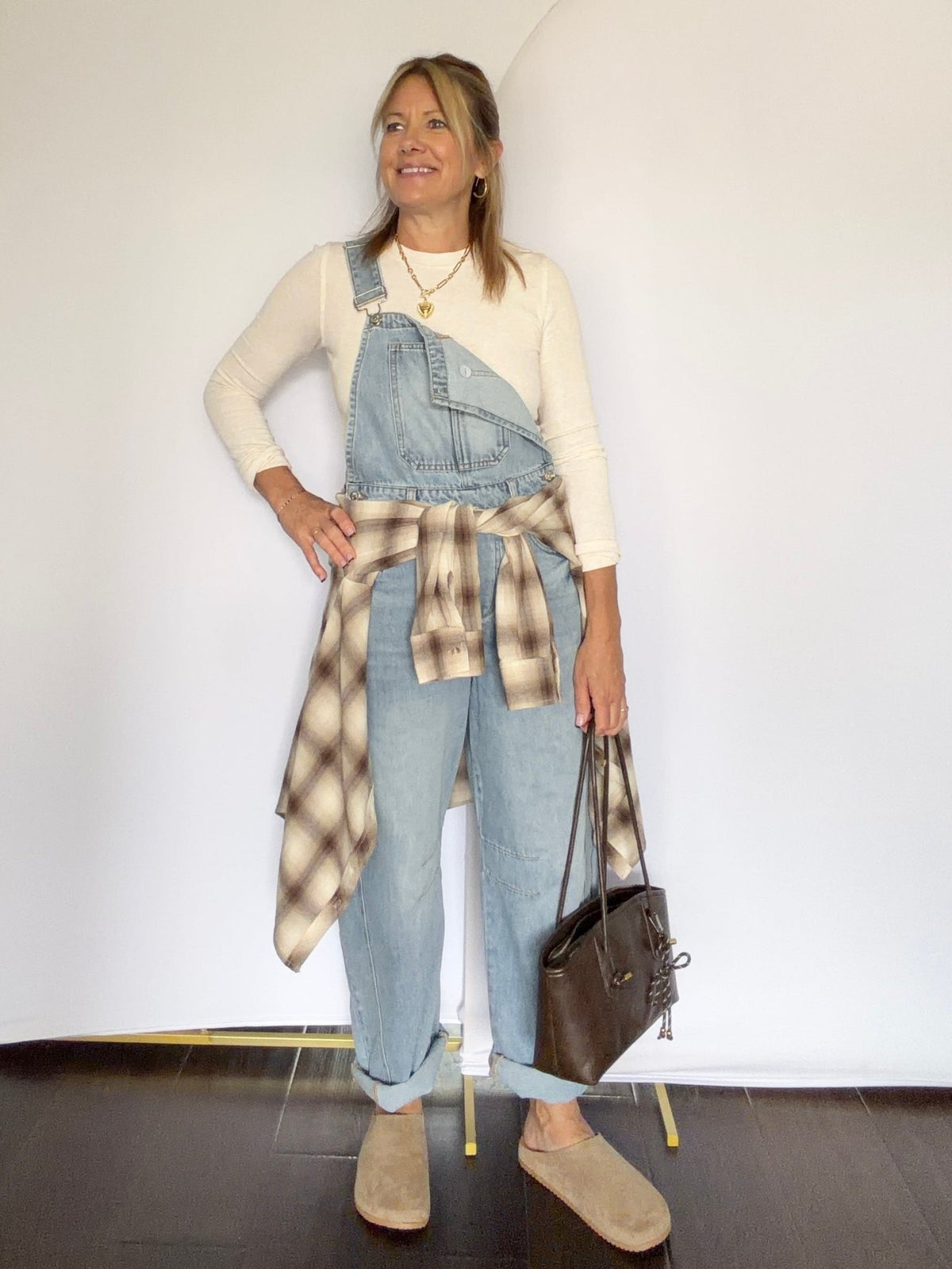 Denim Barrel Overalls - The Cozy Nest