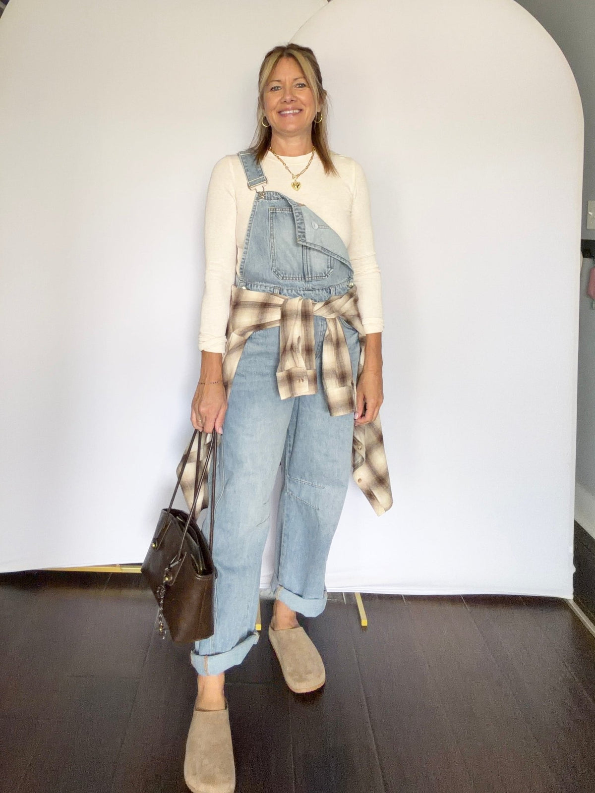 Denim Barrel Overalls - The Cozy Nest