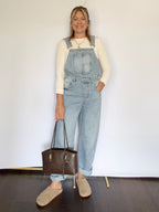 Denim Barrel Overalls - The Cozy Nest