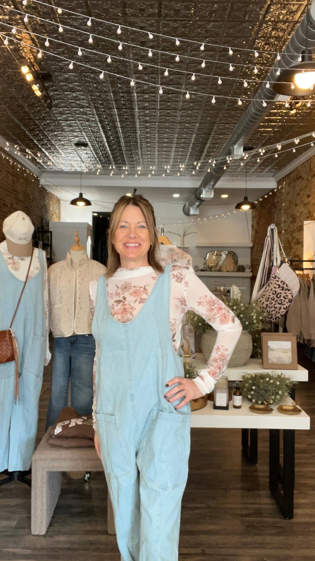 Denim Jumpsuit - The Cozy Nest