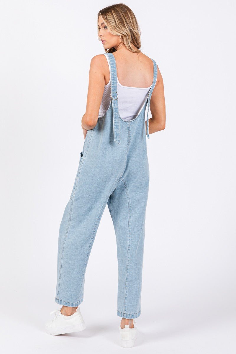 Denim Jumpsuit - The Cozy Nest