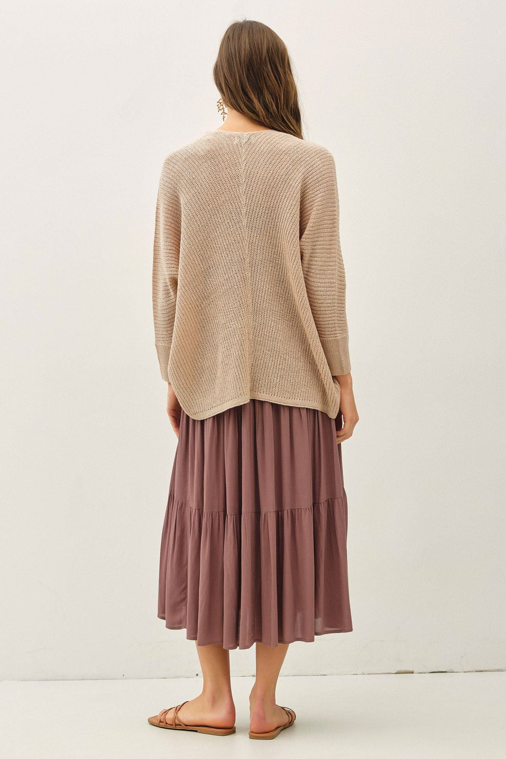 Dolman Sleeve Open Front Cardigan - The Cozy Nest
