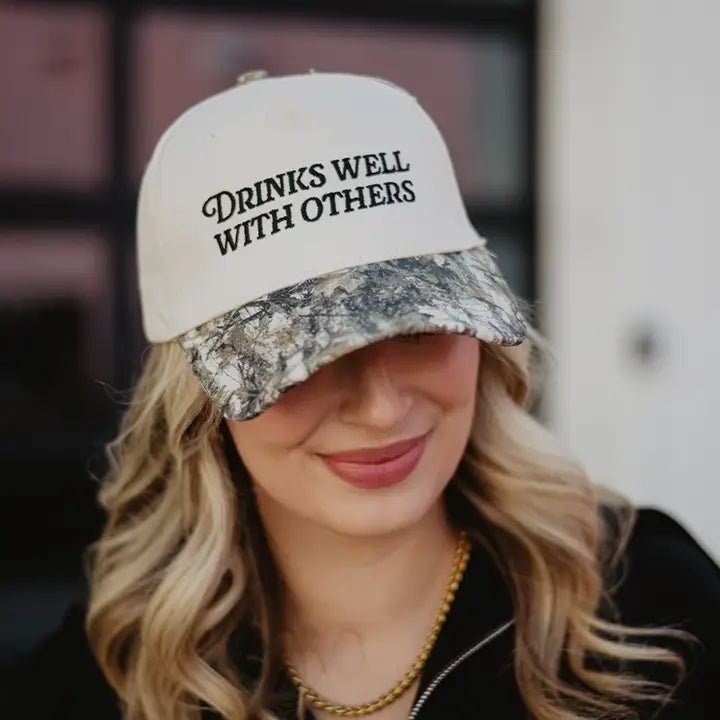 Drinks Well With Others Hat - The Cozy Nest