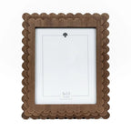Expresso Scalloped Wood Frame 8x10 - The Cozy Nest
