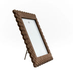 Expresso Scalloped Wood Frame 8x10 - The Cozy Nest
